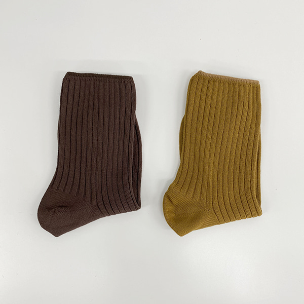 rib socks (5color)
