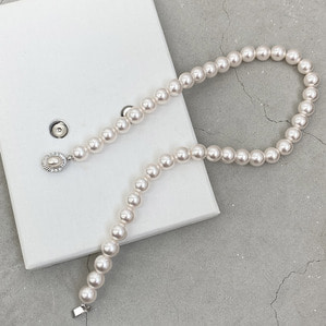 재입고 가격인상되었습니다 pearl necklace (42cm)