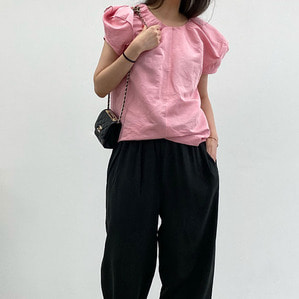 구매일로부터 7-10일 소요됩니다 puff blouse (pink)